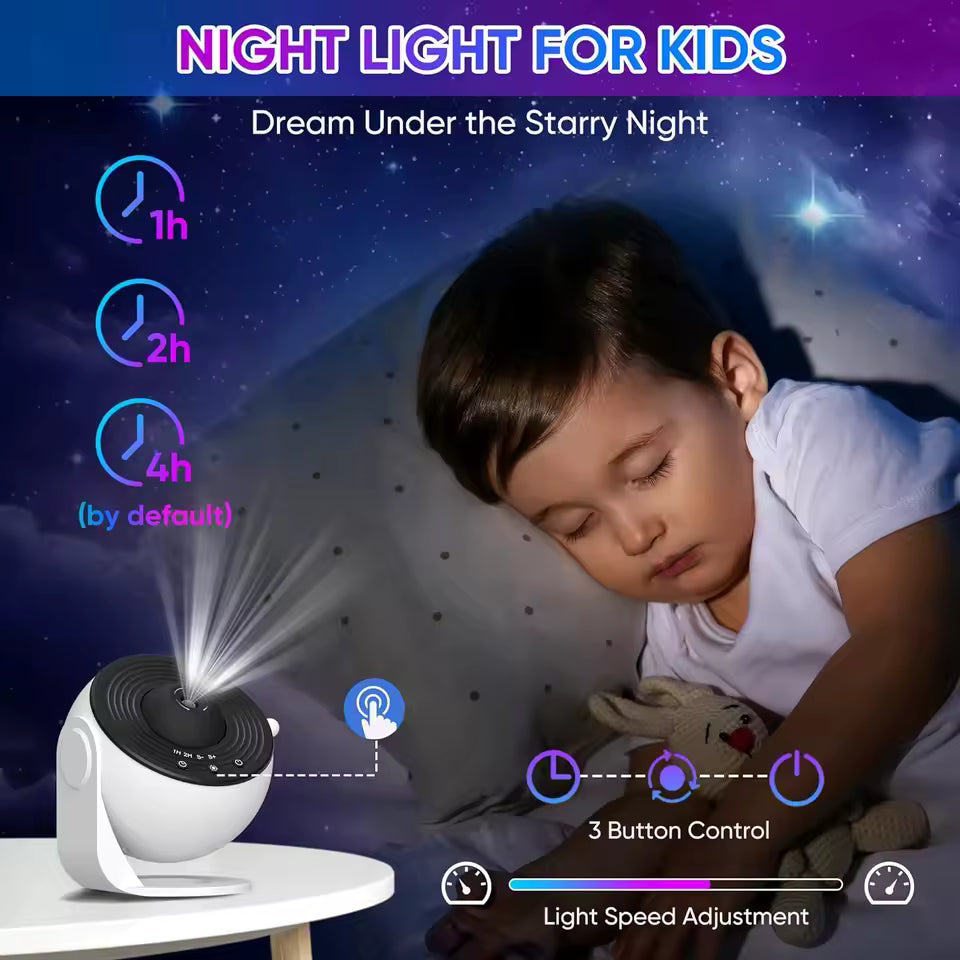 LED Galaxy Projector Night Light