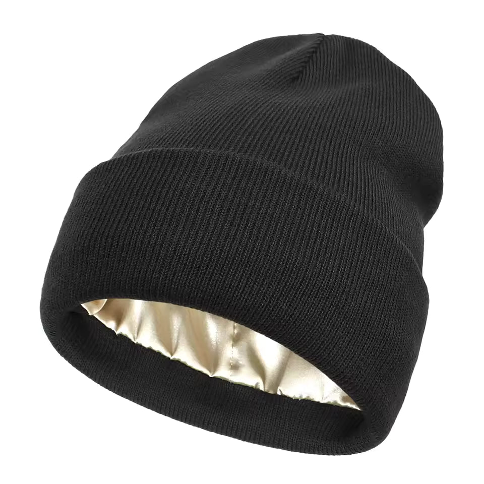 Satin-Lined Anti-Static Beanie