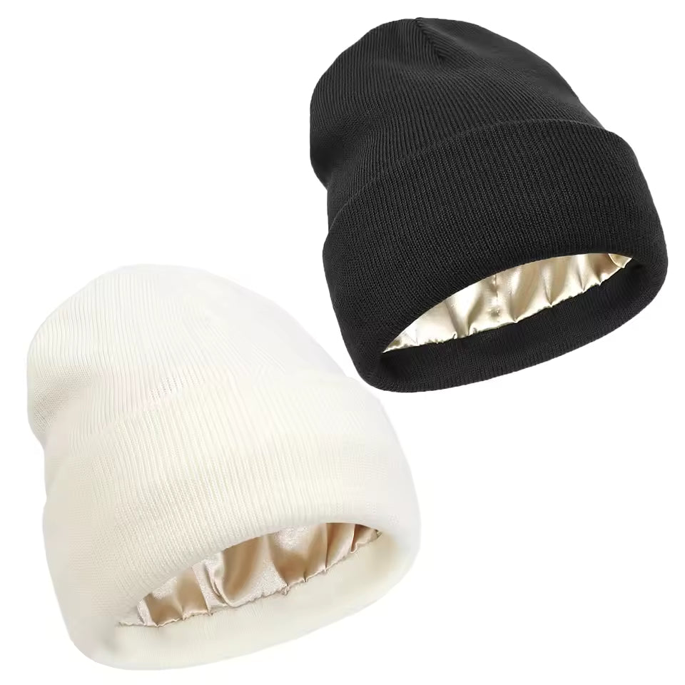 Satin-Lined Anti-Static Beanie