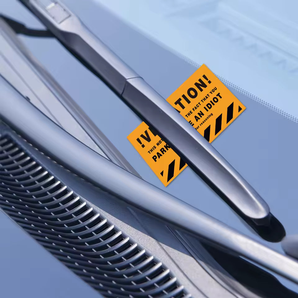 Humourous Parking Violation Cards (50 pcs)